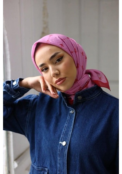 Silk Home Olinda Eşarp - Pembe Kırmızı - Pembe Kırmızı
