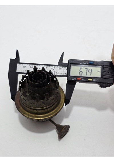 Apollon Antika Gaz Lambası Mekanizma Başlığı 003 Altın
