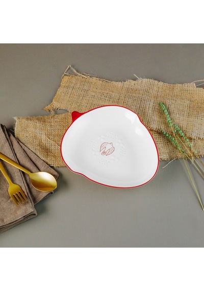Aryıldız Red Bird Tabak 24 Cm Çok Renkli