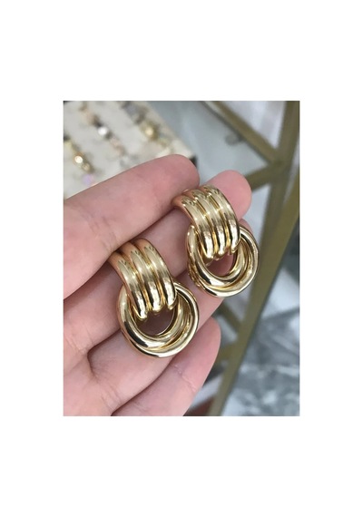 Trend Model Gold Küpe Altın