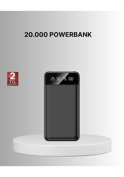 Hubrendy Tekno Taşınabilir 20.000 Mah Hızlı Şarj Powerbank 4 Çıkışlı Diğer