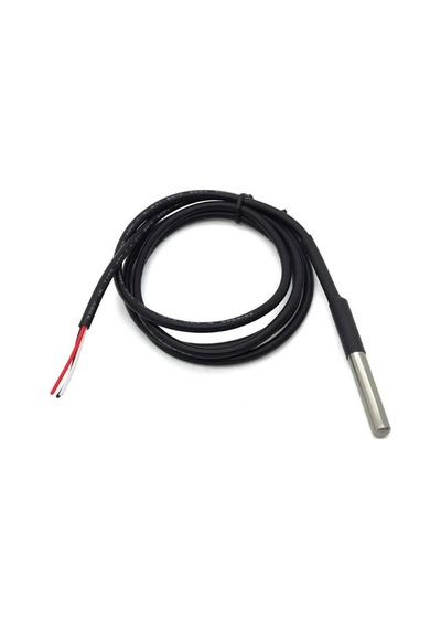 Kablolu Su Geçirmez Ds18b20 Ds1820 Sıcalık Isı Sensörü 1 Metre Arduino Yeni