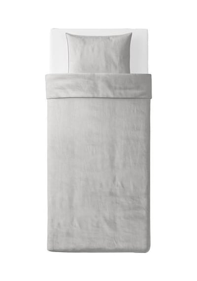Ikea Bergpalm Tek Kişilik Nevresim Takımı 150 X 200 Cm Gri
