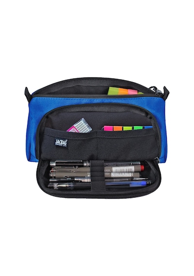 Jacbag Prime Xl-lastik Ayraçlı İki Bölmeli Kalem Kutusu Prime Xl-saks renkli