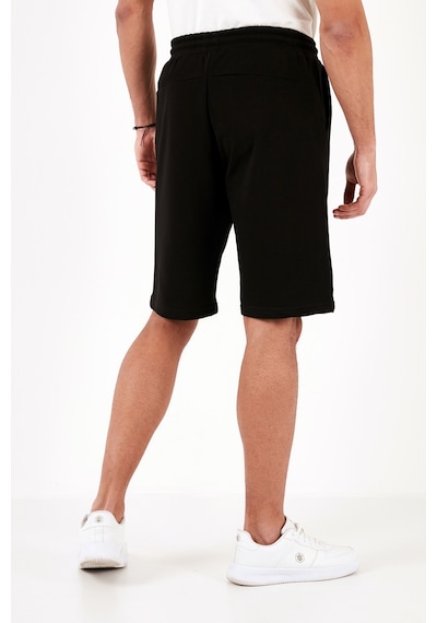 Buratti Pamuklu Belden Bağlamalı Cepli Regular Fit Erkek Short 5908042 Siyah