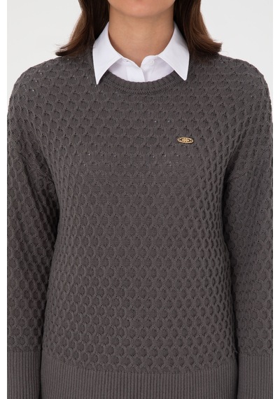 U.S. Polo Assn. U.s. Polo Assn. Kadın Gri Kazak /triko 50314698-vr024