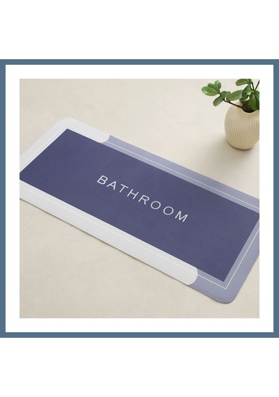 Buradabulabilirsin Dikdörtgen Su Emici Banyo Paspası 116 X 37.5 Cm Elastik Bbz Çok Renkli