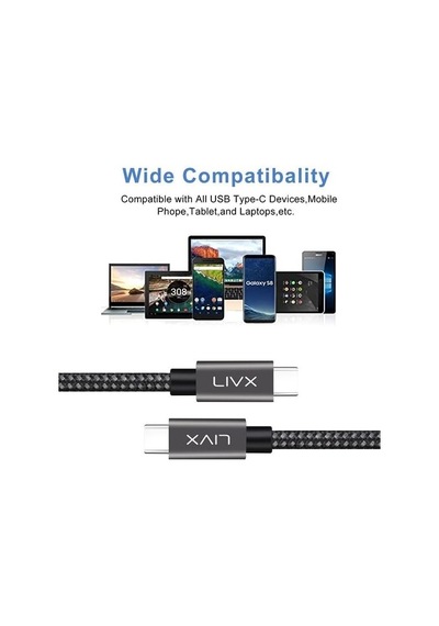 Usb-c Mini Pd Hızlı Şarj Cihazı Güç Adaptörü Ve 50 Cm Hızlı Şarj Ve Data Kablosu L23 - Tct-50 Diğer