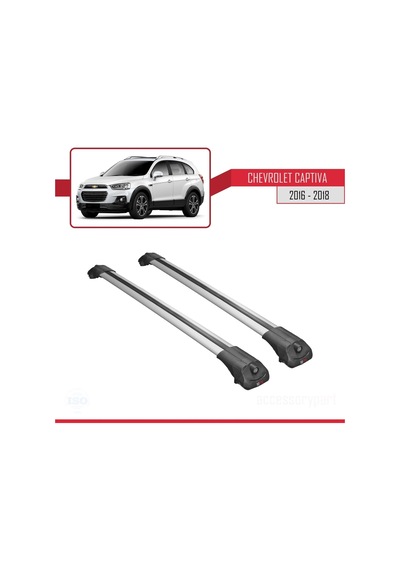 Chevrolet Captiva 2016-2018 Arası İle Uyumlu Ace-1 Ara Atkı Tavan Barı Gri