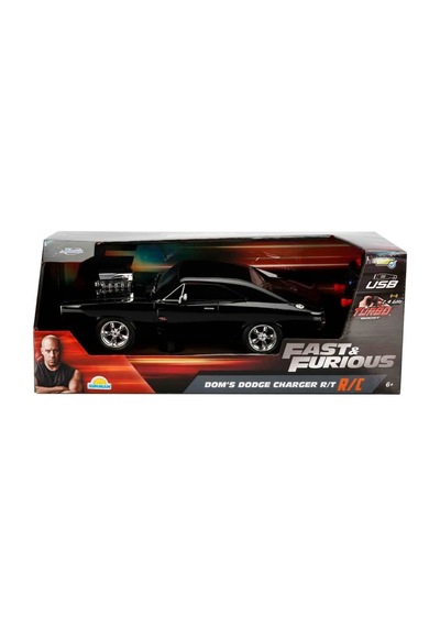 6492 1:16 Fast & Furious Dom S Dodge Charger R/t Usb Şarjlı Uzaktan Kumandalı Araba