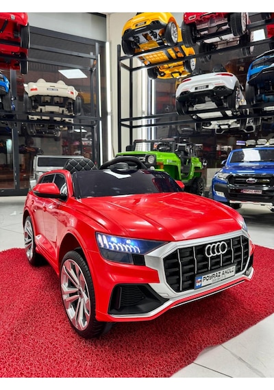 Audi Akülü Araba 12 Volt 0-5 Yaş Kırmızı