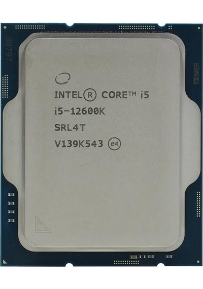 Intel Core İ5 12600k 20mb 10çekirdekli O/b Uhd Vga 1700p 125w Kutusuz+fansız