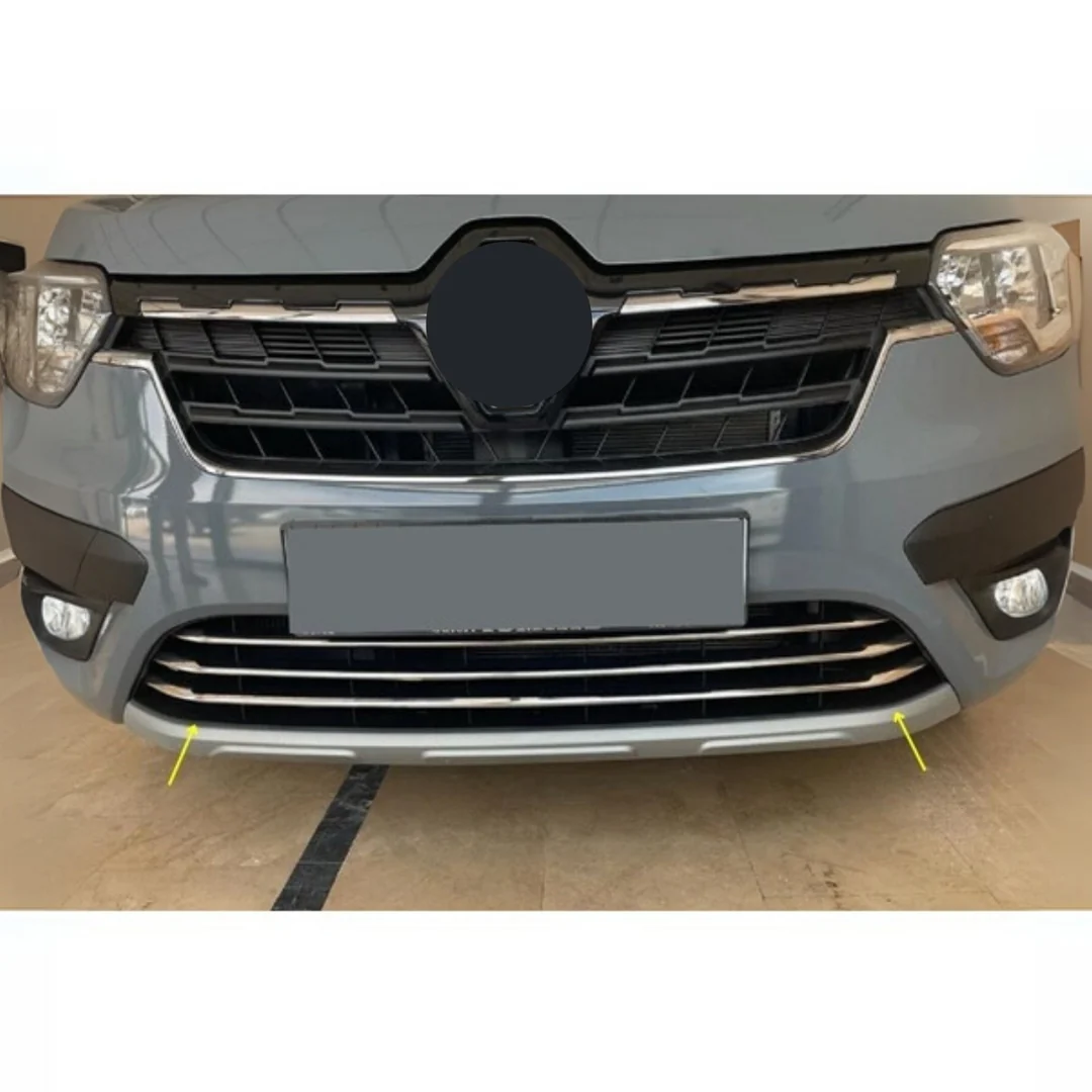 Renault Express Ön Tampon Alt Çıta - Krom 3 Parça 2021 Ve Sonrası
