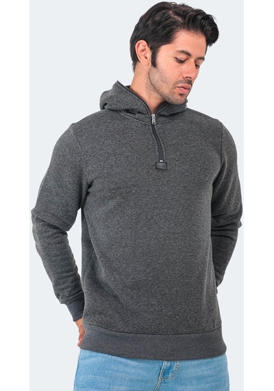 Slazenger BAHA IN Erkek Sweatshirt Antrasit