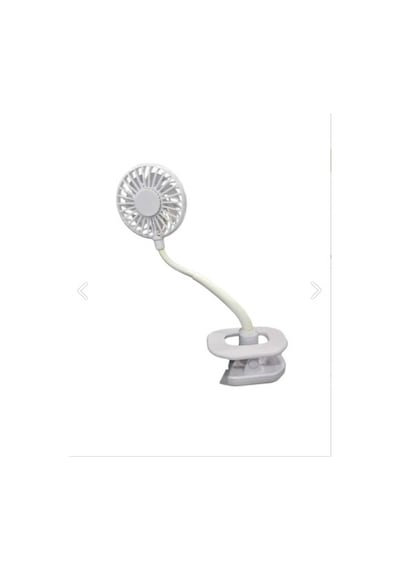 Portatif Işıklı Mini Klipsli Fan Çok Renkli