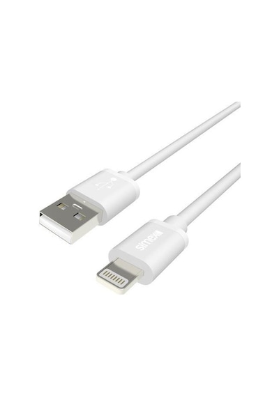 Simex SPK-02 Universal Lightning Stream Data Kablosu Beyaz 1.2 M