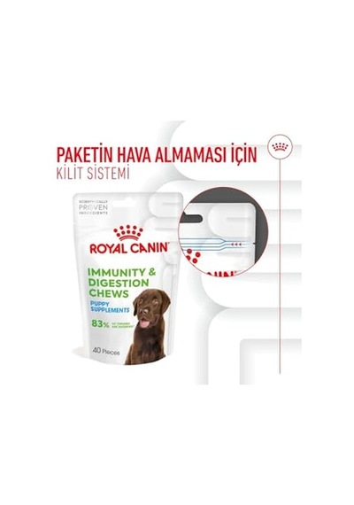Ayrex Immunity&digestion Chews Yavru Köpekler İçin Bağışıklık Ve Sindirim Sistemini Destekleyen Tamamlayıcı Ö