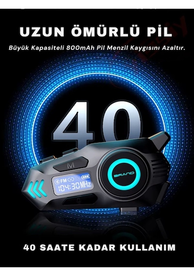 Wearfitpro K09 İntercom Bluetooth Motosiklet Kask Kulaklığı İntercom Kulaklık