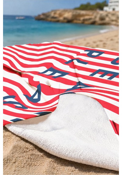 Çizgili Beach Please Modern Plaj Havlusu-kırmızı Beyaz Minimal Havuz Deniz Hızlı Kuruyan Örtü Havlu Dumanlı Esinti Çizgili Beach Please Modern Plaj Havlusu-kırmızı Beyaz Minimal Havuz Deniz Hızlı Kuruyan Örtü Havlu Dumanlı Esinti