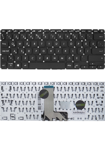 Asus Uyumlu X415ea-eb1359w, X415ea-eb1360w, X415ea-eb1372w, X415ea-eb1540w Klavye Tr Siyah