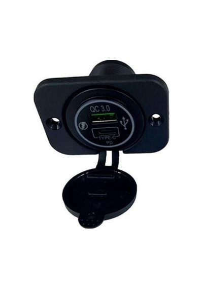 Universal Marin, Karavan Çakmak Yuvası Usb + Type-c 9-30v