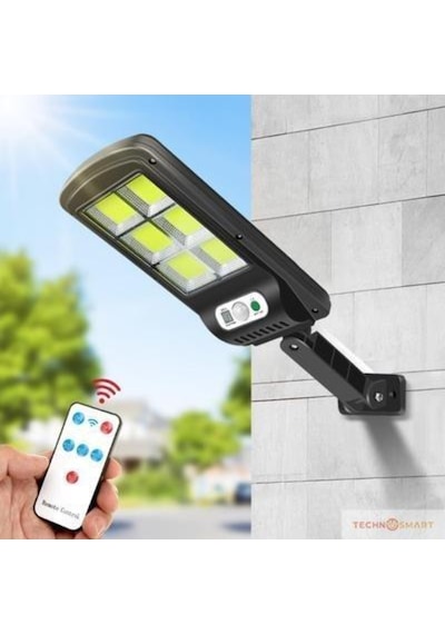 Trendpoint Solar Güneş Enerjili Kumandalı Led Projektör Sokak Lam