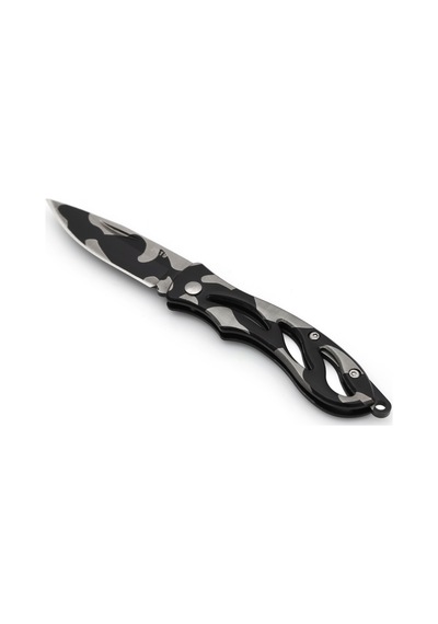 Valkyrie 2019 Zebra Katlanabilir Outdoor Kamp Cep Çakısı Siyah