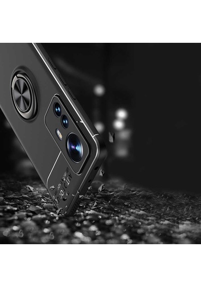 Xiaomi Mi 12 Kılıf Zore Ravel Silikon Kapak Kırmızı