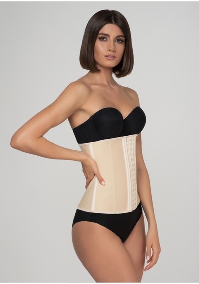 Mistirik Tvigoso Model 4 Agraflı Kopçalı Sıkılaştırıcı 3 Bölge Etkili Toparlayan Askısız Latex Ten Renk
