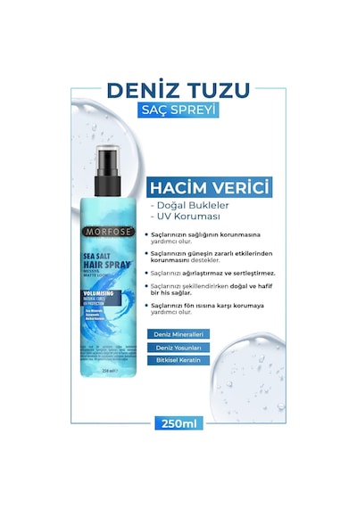 Deniz Tuzu Saç Spreyi 250 Ml