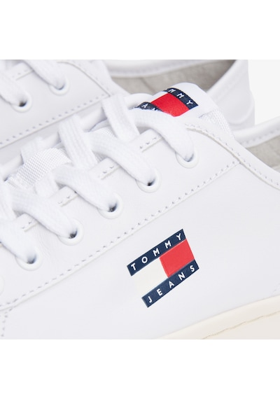Tommy Hilfiger Tommy Jeans Court Low Kadın Beyaz Spor Ayakkabı En0en02875 Beyaz