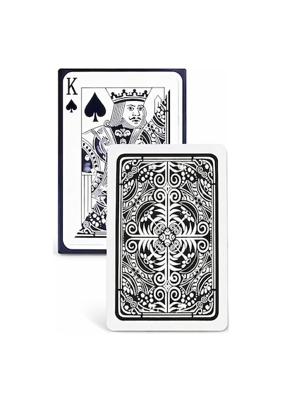 Pvc Plastik Siyah Su Geçirmez Poker İskambil Oyun Kağıdı Rd63sy