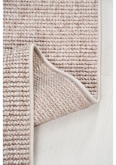 Ecolle Modern Halı Dayanıklı, Yumuşak Dokulu, Dokuma Taban, Tozumaz Bej