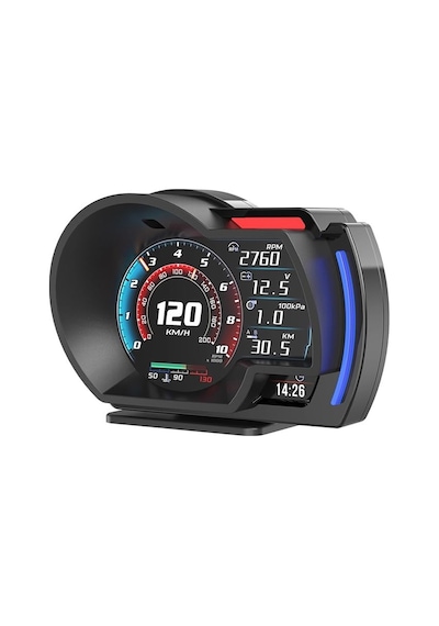 A520 Obd2 + Gps Head Up Display Hud, Dijital Hız Göstergesi, Rpm & Sıcaklık & Basınç Ta