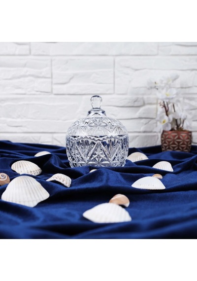 Glass Jar Tg-001-1 Cam Lokumluk Ve Şekerlik Diğer