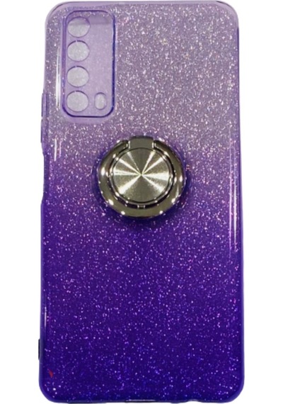 Huawei P Smart 2021 Simli Yüzüklü Standli Silikon Kilif 469512968