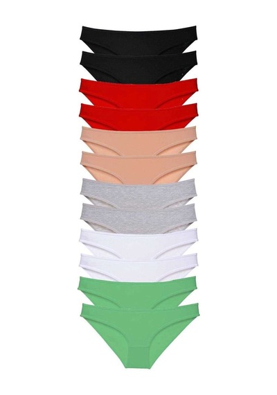12 Adet Süper Eko Set Likralı Kadın Slip Külot Set 2 Beden: Xl Standart 12 Adet Süper Eko Set Likralı Kadın Slip Külot Set 2 Beden: Xl Standart