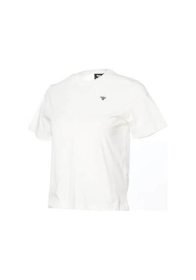 Hummel T-ıc Icona Boxy Unity Kadın Beyaz Yuvarlak Yaka Tişört 911867-9003