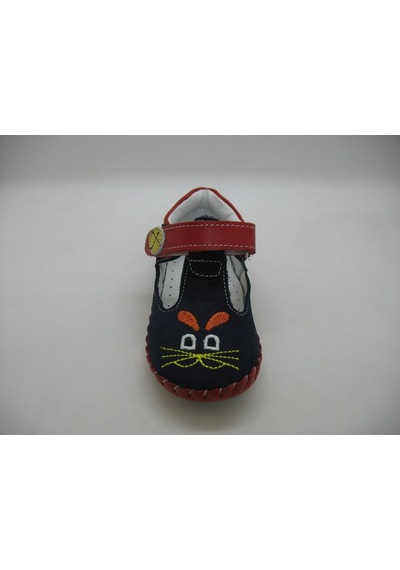 Angelokids 01101 Deri Ortopedik Ilk Adım Ayakkabısı 18-21 Lacivert