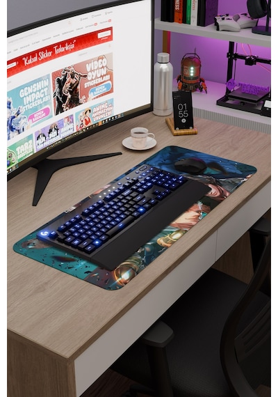 Devil May Cry Kaymaz Dikişli Kauçuk Oyuncu Mousepad V3 - 70x30 Xl Gaming Mouse Pad Fare Altlığı