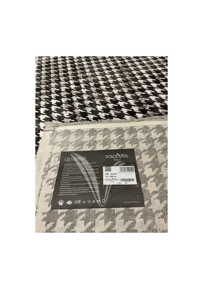 Quadro 3702 100x200 Antrasit Halı Gri
