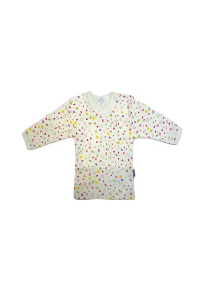 Sema Bebe Bebek Pijama Takımı 0-3 Ay - Krem Beyaz