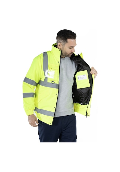 Hi-vis İş Montu Sarı