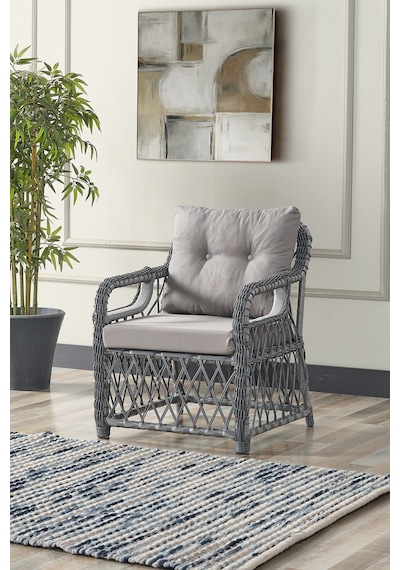 Edra Rattan Puflu Bahçe Balkon Takımı 3+1+1+camlı Masa Gri Gri Edra Rattan Puflu Bahçe Balkon Takımı 3+1+1+camlı Masa Gri Gri