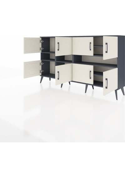 Arges Konsol 8 Raflı 8 Kapaklı 176x30x99 Antrasit-aytaşı/antrasit Aytası/antrasıt - Antrasıt Arges Konsol 8 Raflı 8 Kapaklı 176x30x99 Antrasit-aytaşı/antrasit Aytası/antrasıt - Antrasıt