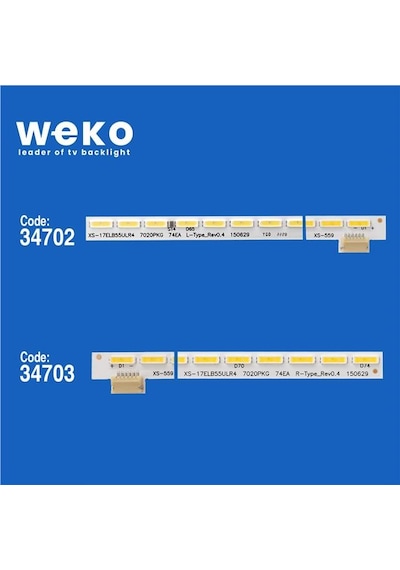 Vestel 55ub8600 55'' İnç 2 Adet Tv Led Bar Tvnizin İçindeki Led Barla Aynısı Olduğunu Görmeden Almayınız. Led Bar Ürünlerinde Paket Açıldığında İade Kabul Edilmemektedir.