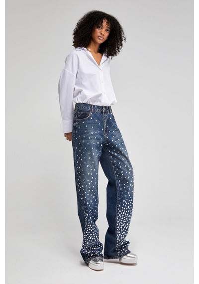 Itsbasic Kadın T.kot Rengi 2w48 Parlak Damla Taş Detaylı Tasarım Denim Jean Kırmızı Itsbasic Kadın T.kot Rengi 2w48 Parlak Damla Taş Detaylı Tasarım Denim Jean Kırmızı
