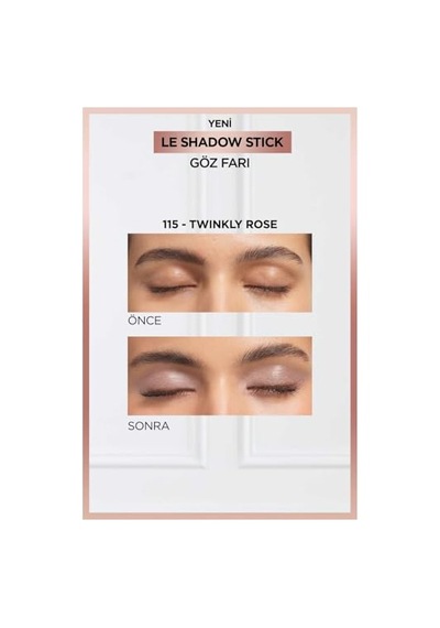 L'oreal Paris Le Shadow Stick Göz Farı - 115 Twinkly Rose 00