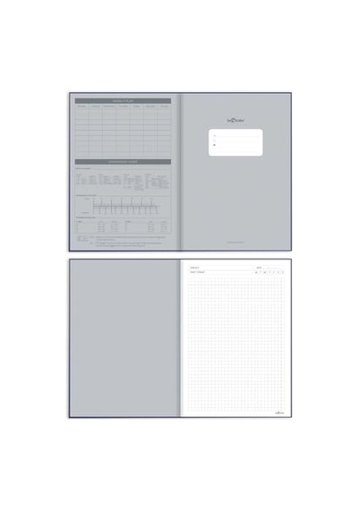 Ofis Defter Kareli Gri