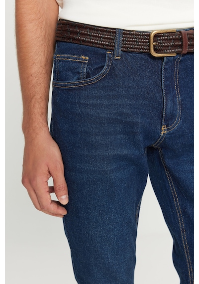 AC&Co / Altınyıldız Classics Rıss Jean Ekstra Slim Fit Pamuklu Erkek Kot Pantolon - Lacivert